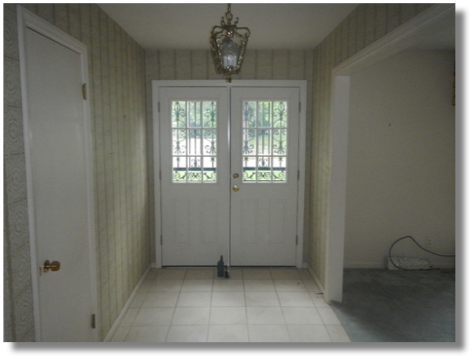 Belinder expansion - main entry looking w - before Belinder expansion - main entry looking w - before